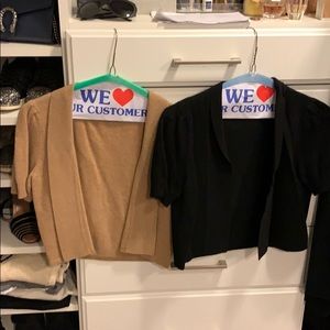 Two cashmere sweaters